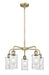 Innovations - 516-5CR-AB-G804 - Five Light Chandelier - Downtown Urban - Antique Brass