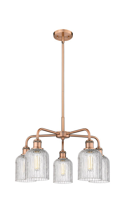 Innovations - 516-5CR-AC-G559-5CL - Five Light Chandelier - Downtown Urban - Antique Copper
