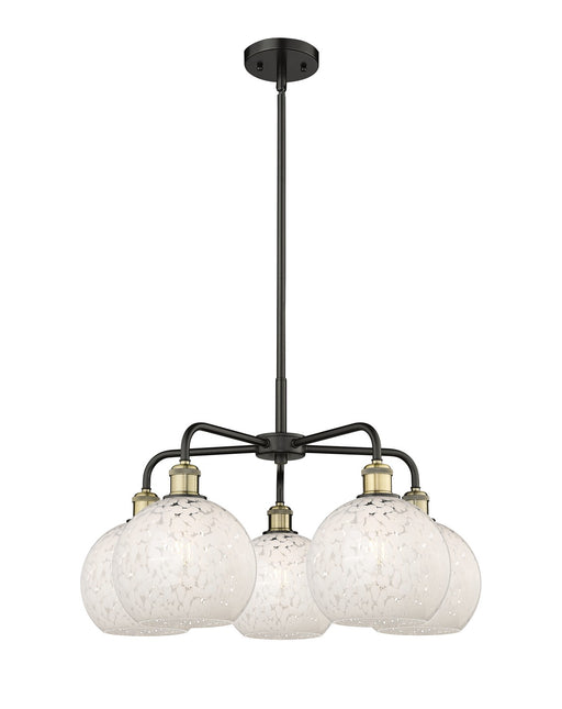 Innovations - 516-5CR-BAB-G1216-8WM - LED Chandelier - Downtown Urban - Black Antique Brass