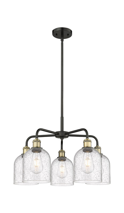 Innovations - 516-5CR-BAB-G558-6SDY - Five Light Chandelier - Downtown Urban - Black Antique Brass