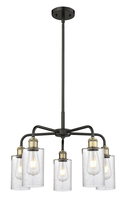 Innovations - 516-5CR-BAB-G804 - Five Light Chandelier - Downtown Urban - Black Antique Brass