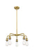 Innovations - 516-5CR-BB - Five Light Chandelier - Downtown Urban - Brushed Brass