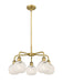 Innovations - 516-5CR-BB-G1216-6WM - LED Chandelier - Downtown Urban - Brushed Brass