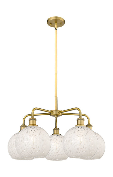 Innovations - 516-5CR-BB-G1216-8WM - LED Chandelier - Downtown Urban - Brushed Brass