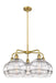 Innovations - 516-5CR-BB-G556-10CL - LED Chandelier - Downtown Urban - Brushed Brass