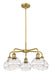 Innovations - 516-5CR-BB-G556-6CL - Five Light Chandelier - Downtown Urban - Brushed Brass