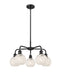 Innovations - 516-5CR-BK-G1216-6WM - LED Chandelier - Downtown Urban - Matte Black