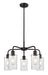 Innovations - 516-5CR-BK-G804 - Five Light Chandelier - Downtown Urban - Matte Black