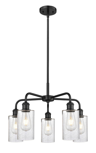 Ballston Five Light Chandelier Matte Black
