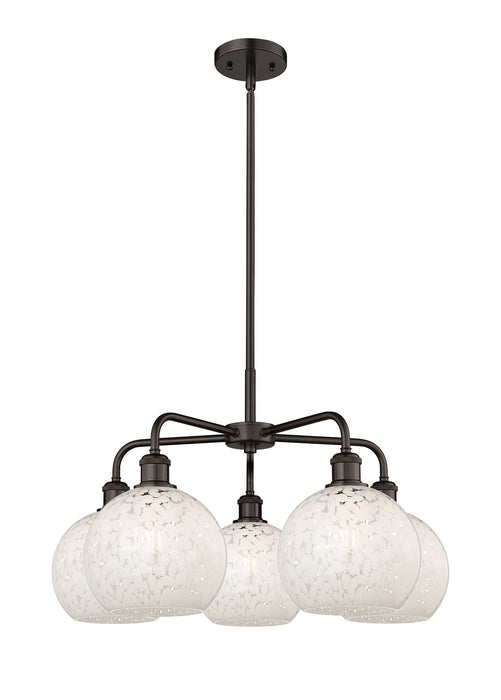 Innovations - 516-5CR-OB-G1216-8WM - LED Chandelier - Downtown Urban - Oil Rubbed Bronze