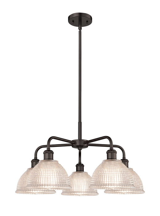 Innovations - 516-5CR-OB-G422 - Five Light Chandelier - Downtown Urban - Oil Rubbed Bronze