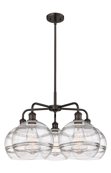 Innovations - 516-5CR-OB-G556-10CL - LED Chandelier - Downtown Urban - Oil Rubbed Bronze