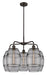 Innovations - 516-5CR-OB-G557-8SM - Five Light Chandelier - Downtown Urban - Oil Rubbed Bronze