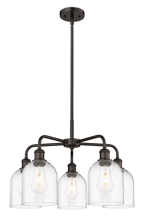 Innovations - 516-5CR-OB-G558-6CL - Five Light Chandelier - Downtown Urban - Oil Rubbed Bronze