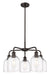 Innovations - 516-5CR-OB-G558-6CL - Five Light Chandelier - Downtown Urban - Oil Rubbed Bronze