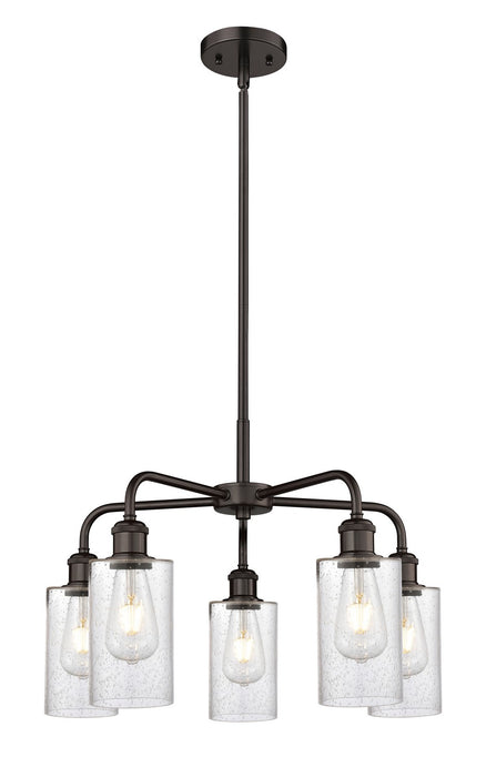 Innovations - 516-5CR-OB-G804 - Five Light Chandelier - Downtown Urban - Oil Rubbed Bronze