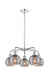Innovations - 516-5CR-PC-G1213-6SM - Five Light Chandelier - Downtown Urban - Polished Chrome