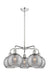 Innovations - 516-5CR-PC-G1213-8SM - Five Light Chandelier - Downtown Urban - Polished Chrome