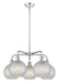 Innovations - 516-5CR-PC-G122C-8CL - Five Light Chandelier - Downtown Urban - Polished Chrome