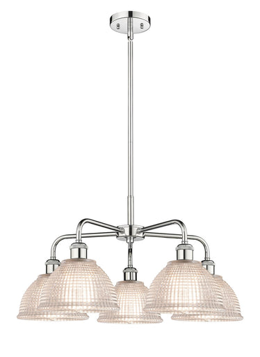 Ballston Five Light Chandelier Polished Chrome