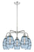 Innovations - 516-5CR-PC-G557-6BL - Five Light Chandelier - Downtown Urban - Polished Chrome