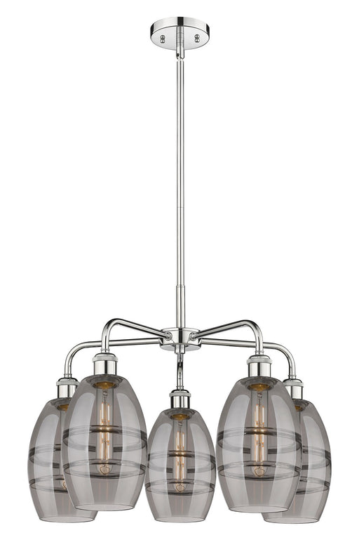 Innovations - 516-5CR-PC-G557-6SM - Five Light Chandelier - Downtown Urban - Polished Chrome