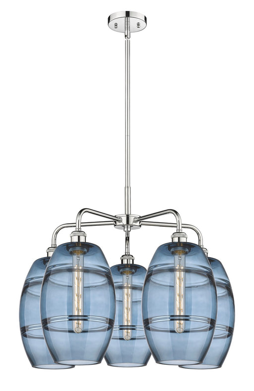 Innovations - 516-5CR-PC-G557-8BL - Five Light Chandelier - Downtown Urban - Polished Chrome