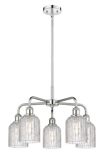 Ballston Five Light Chandelier Polished Chrome