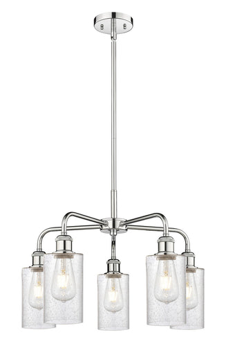 Ballston Five Light Chandelier Polished Chrome