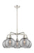 Innovations - 516-5CR-PN-G1213-8SM - Five Light Chandelier - Downtown Urban - Polished Nickel