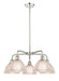 Innovations - 516-5CR-PN-G422 - Five Light Chandelier - Downtown Urban - Polished Nickel