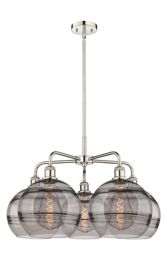 Ballston LED Chandelier Polished Nickel