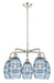 Innovations - 516-5CR-PN-G557-6BL - Five Light Chandelier - Downtown Urban - Polished Nickel