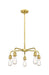 Innovations - 516-5CR-SG - Five Light Chandelier - Downtown Urban - Satin Gold