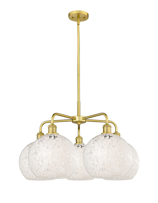 Innovations - 516-5CR-SG-G1216-10WM - LED Chandelier - Downtown Urban - Satin Gold