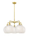 Innovations - 516-5CR-SG-G1216-10WM - LED Chandelier - Downtown Urban - Satin Gold
