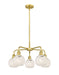 Innovations - 516-5CR-SG-G1216-6WM - LED Chandelier - Downtown Urban - Satin Gold