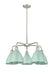 Innovations - 516-5CR-SN-MBD-75-SF - Five Light Chandelier - Downtown Urban - Satin Nickel