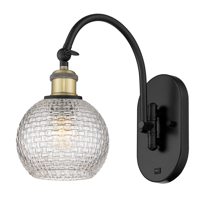 Innovations - 518-1W-BAB-G122C-6CL - One Light Wall Sconce - Ballston - Black Antique Brass