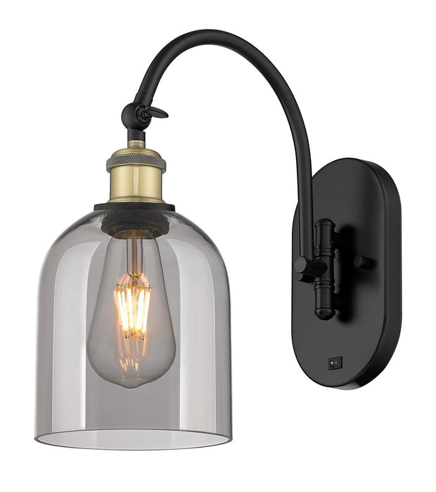 Innovations - 518-1W-BAB-G558-6SM - One Light Wall Sconce - Ballston - Black Antique Brass