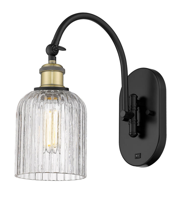 Innovations - 518-1W-BAB-G559-5CL - One Light Wall Sconce - Ballston - Black Antique Brass