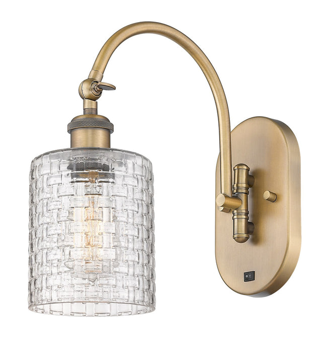 Innovations - 518-1W-BB-G112C-5CL - One Light Wall Sconce - Ballston - Brushed Brass