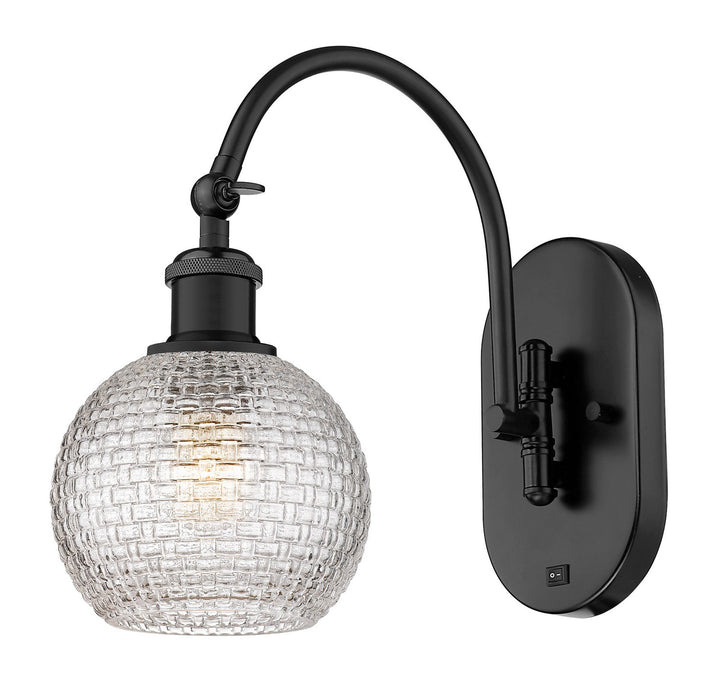 Innovations - 518-1W-BK-G122C-6CL - One Light Wall Sconce - Ballston - Matte Black