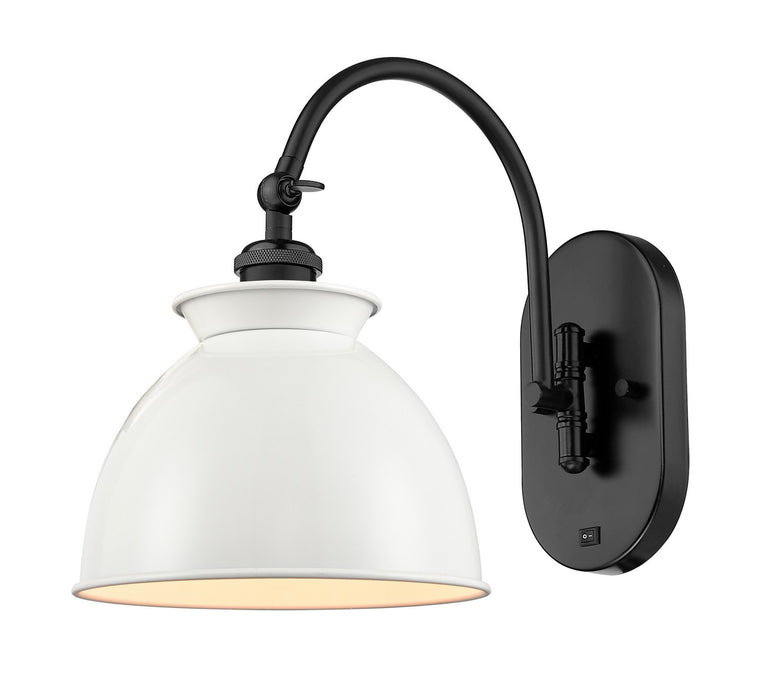 Innovations - 518-1W-BK-M14-W - One Light Wall Sconce - Ballston - Matte Black