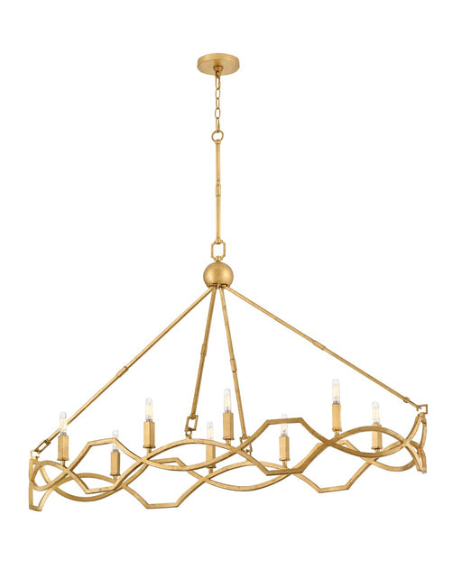 Hinkley - 45785DA - LED Linear Pendant - Leona - Distressed Brass