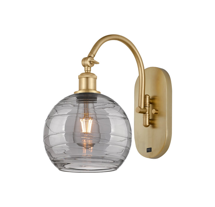 Innovations - 518-1W-SG-G1213-8SM - One Light Wall Sconce - Ballston - Satin Gold