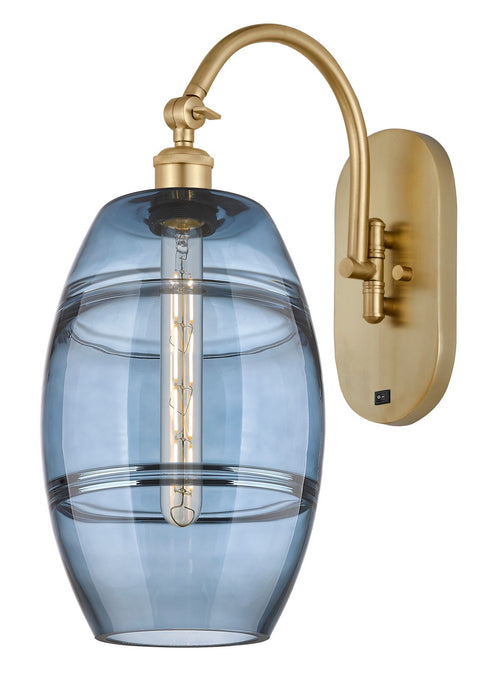 Innovations - 518-1W-SG-G557-8BL - One Light Wall Sconce - Ballston - Satin Gold