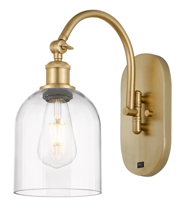 Innovations - 518-1W-SG-G558-6CL - One Light Wall Sconce - Ballston - Satin Gold