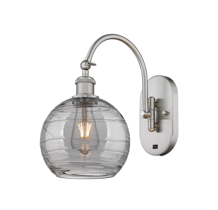 Innovations - 518-1W-SN-G1213-8SM - One Light Wall Sconce - Ballston - Brushed Satin Nickel