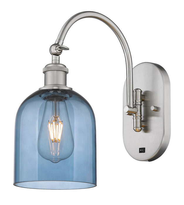 Innovations - 518-1W-SN-G558-6BL - One Light Wall Sconce - Ballston - Brushed Satin Nickel